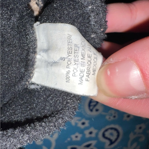 ⭐️Vintage Manzella Textured Fleece Brown Black Gloves - Picture 10 of 10